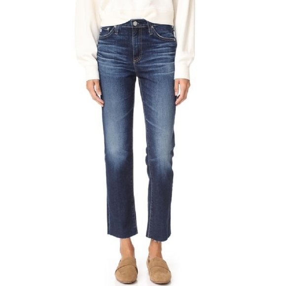Ag Adriano Goldschmied Denim - AG Jeans Isabelle Raw Hem High Waist Boyfriend